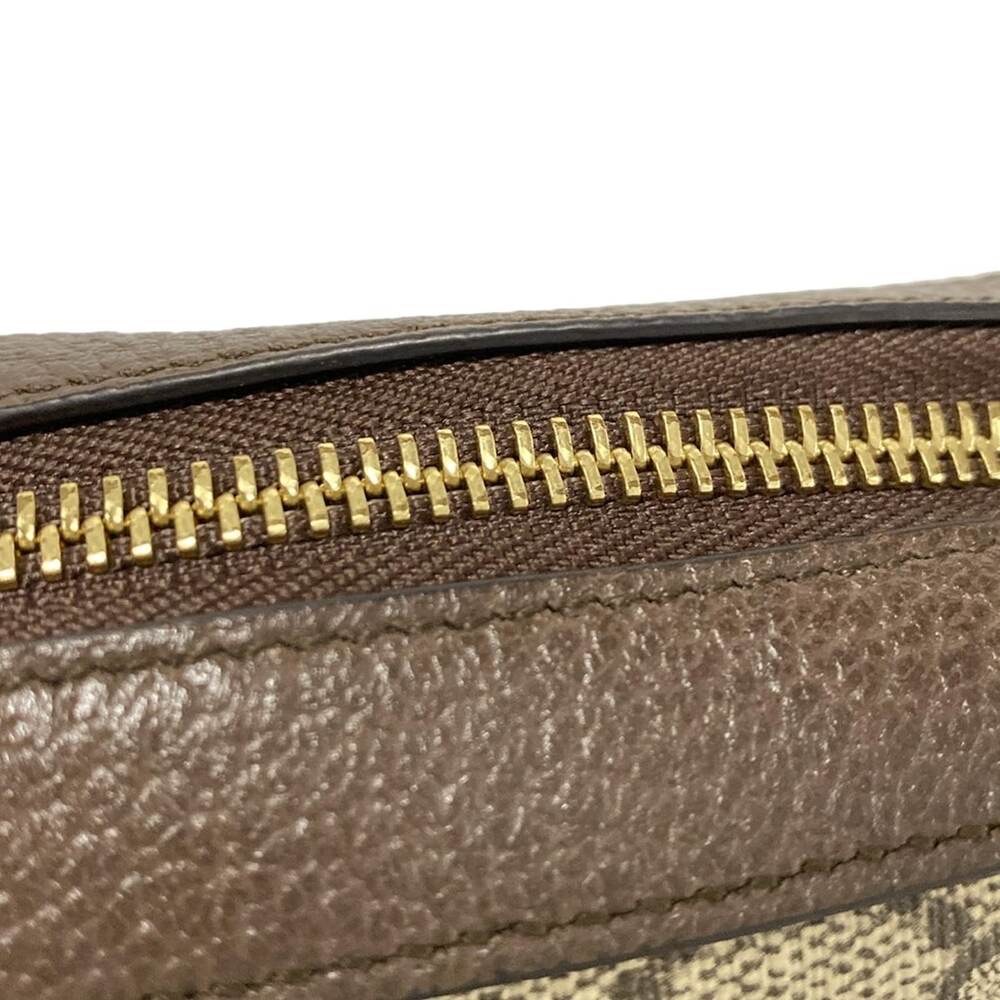 Gucci Ophidia GG Mini Bag Handbag 658551 Beige Ebony Dark Brown PVC Leather - Picture 13 of 15